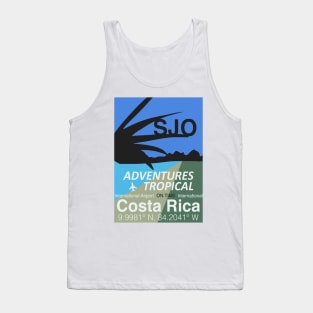 Pura Vida Adventures: SJO Airport Code Design Tank Top